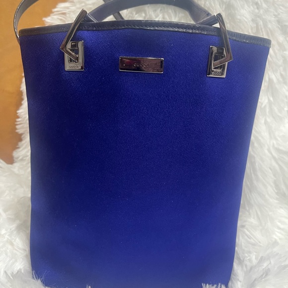 Authentic Rare GUCCI Vintage Tote Bag Nylon and Leather -Preloved - Picture 4 of 15